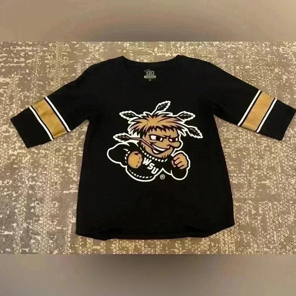 Lot of 2 Women’s Wichita State Shockers shirts size Small color Black and Gold - Picture 5 of 9